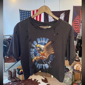 Vintage Harley Crop